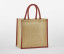 NATURAL STARCHED JUTE MINI GIFT BAG