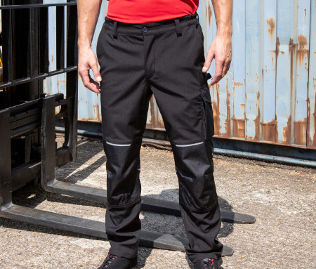 SLIM SOFTSHELL WORK TROUSERS
