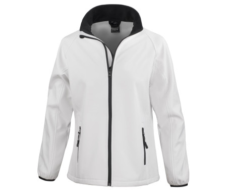 WOMENS PRINTABLE SOFTSHELL JACKET