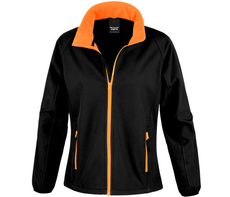 WOMENS PRINTABLE SOFTSHELL JACKET