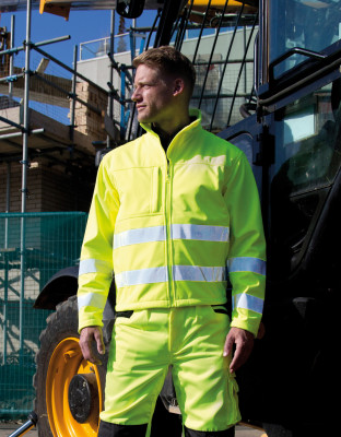 HI-VIS SAFETY SOFTSHELL JACKET