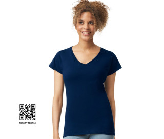 SOFTSTYLE LADIES' V-NECK T-SHIRT