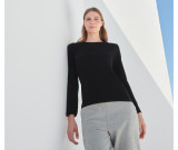 LADIES FEEL GOOD LONG SLEEVED STRETCH T