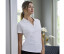 WOMEN'S LUXURY STRETCH V-NECK POLO