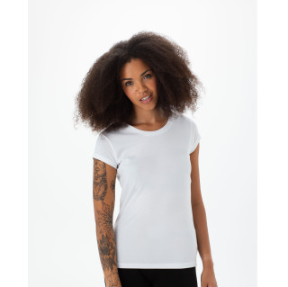 WOMEN'S ROLL SLEEVE T